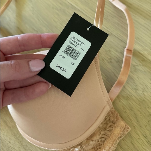 NWT Fredericks of Hollywood - Hollywood Knockout Push Up Bra Nude - Picture 4 of 9